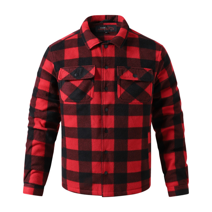 Oak Creek flanellskjorte med termofôr str. XL